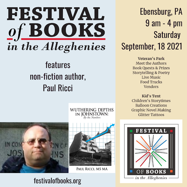 My Presentation at the Writers Association of Northern Appalachia and the Upcoming Festival of Books in the Alleghenies