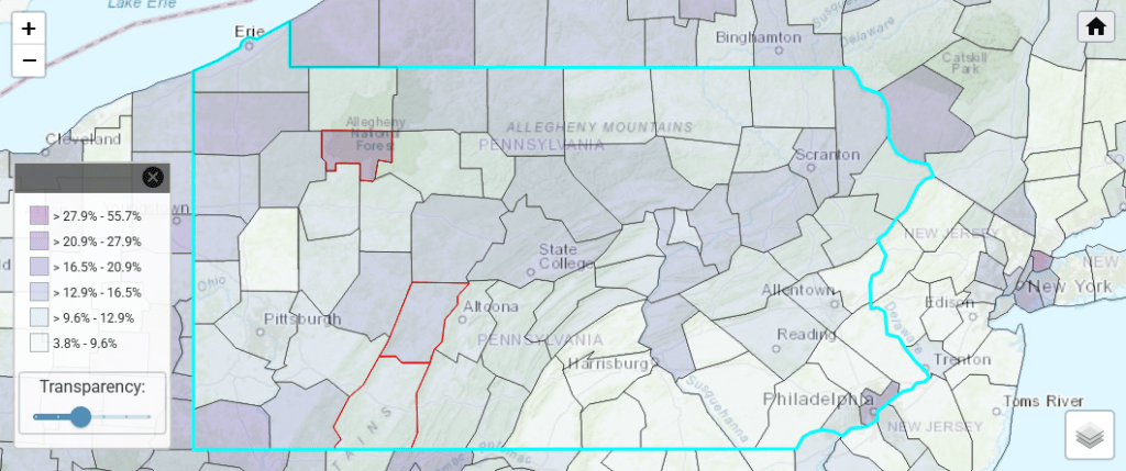 New Poverty Estimates for 2024: Forest County is the Highest in PA